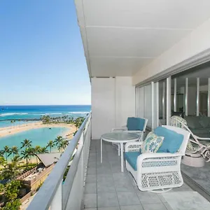 Ilikai Tower 1240 Lagoon View 1br Honolulu
